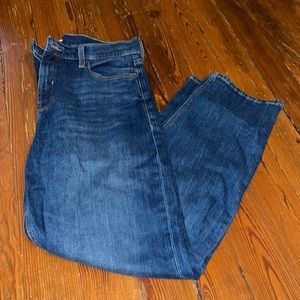 Old navy straight-leg jeans.